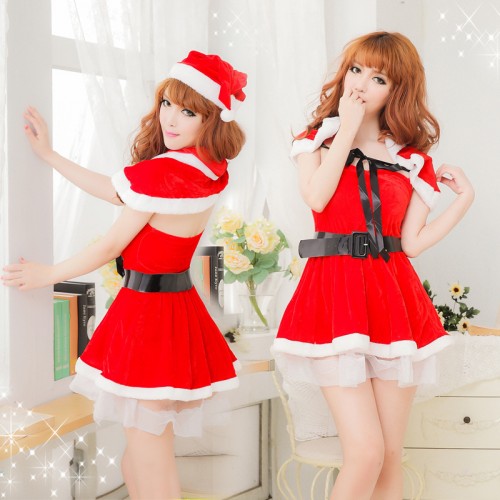 Halloween costumes new Christmas clothes Christmas split set shawl Christmas clothes